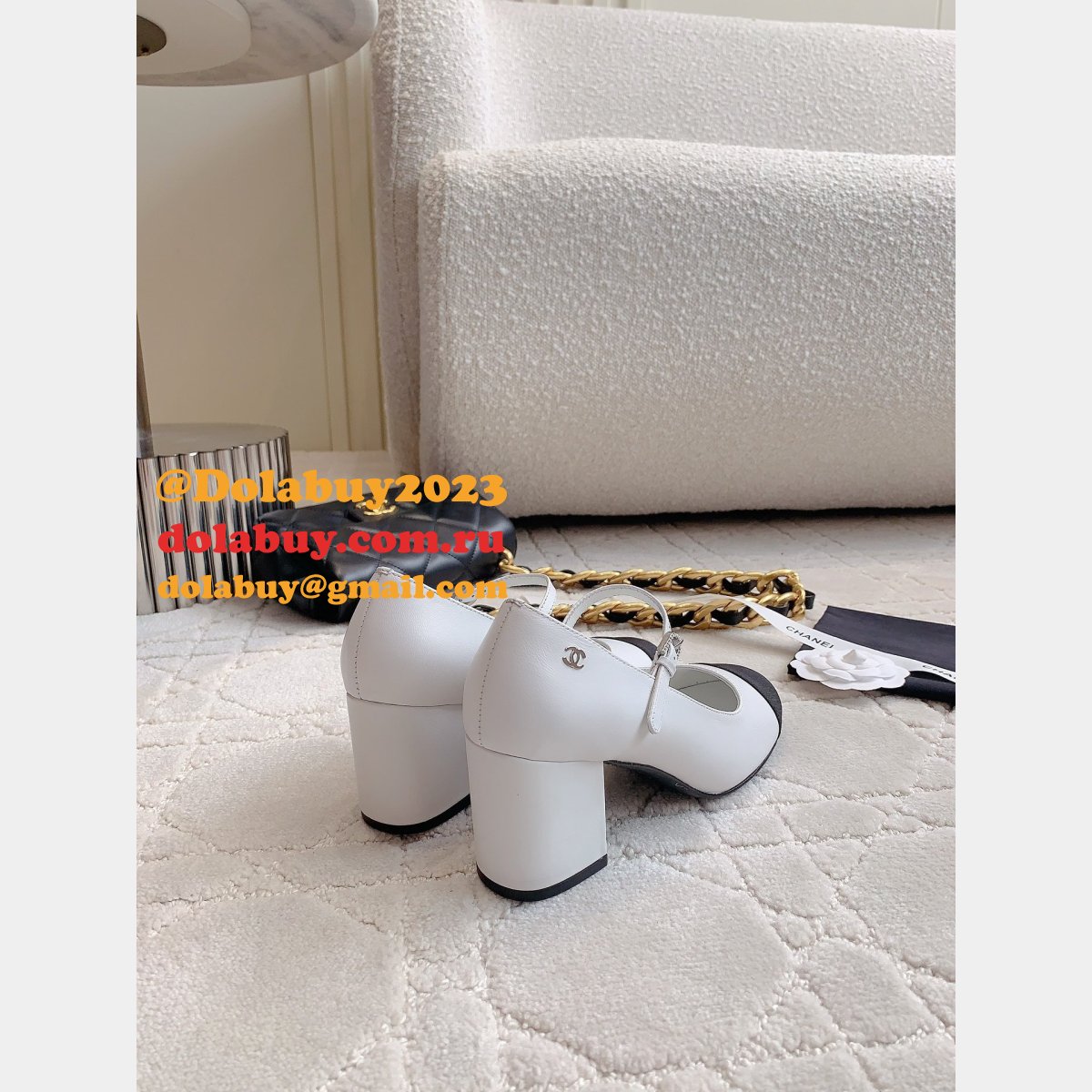 Luxury Chane L Designer 23s Mary Jane Shoes