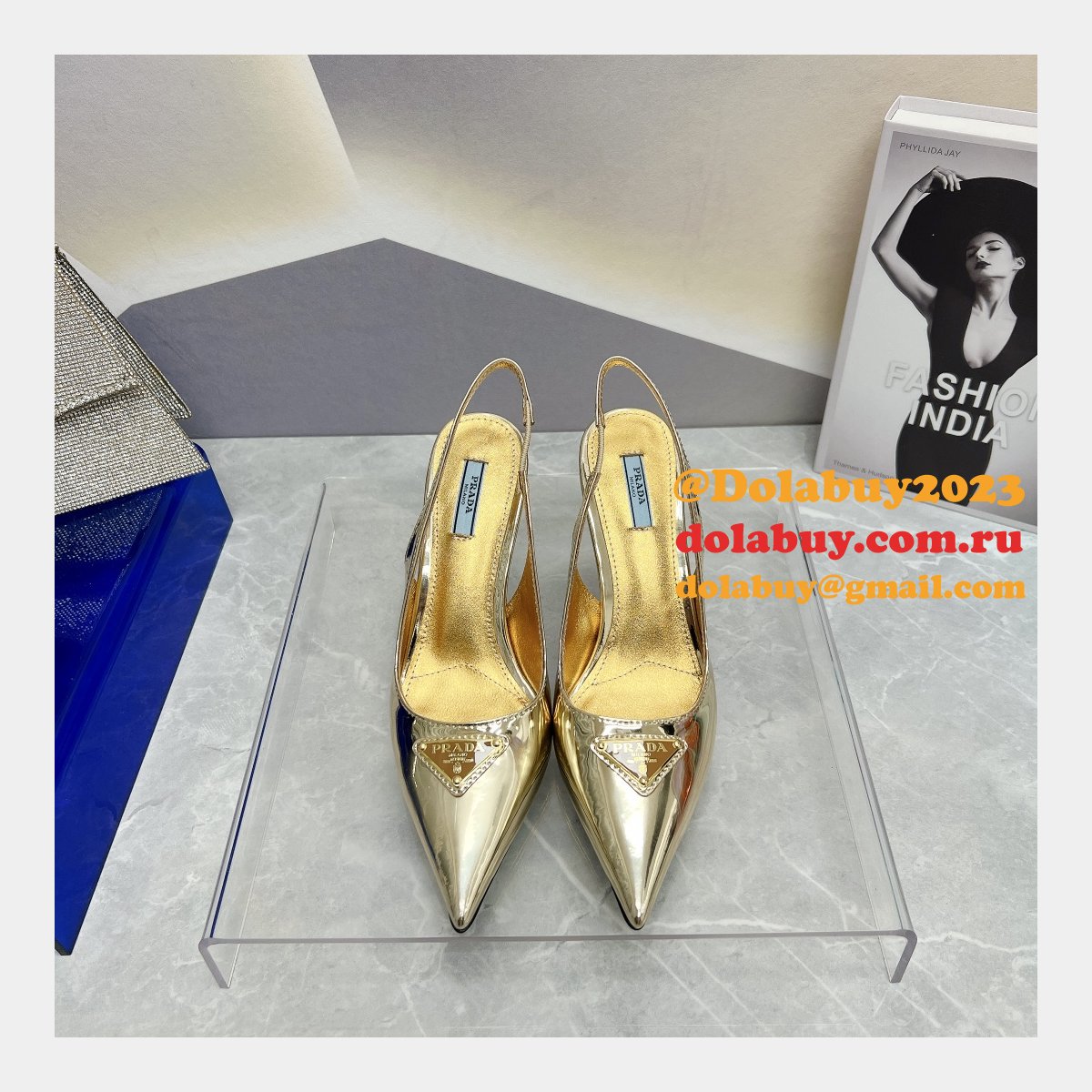 7 Star DESIGNER PRADA REPLICAS FASHION 2023 HIGH HEEL SHOES