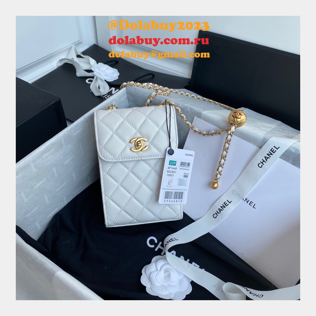 Knockoff CC Shoulder For Phone Small Leather Bag