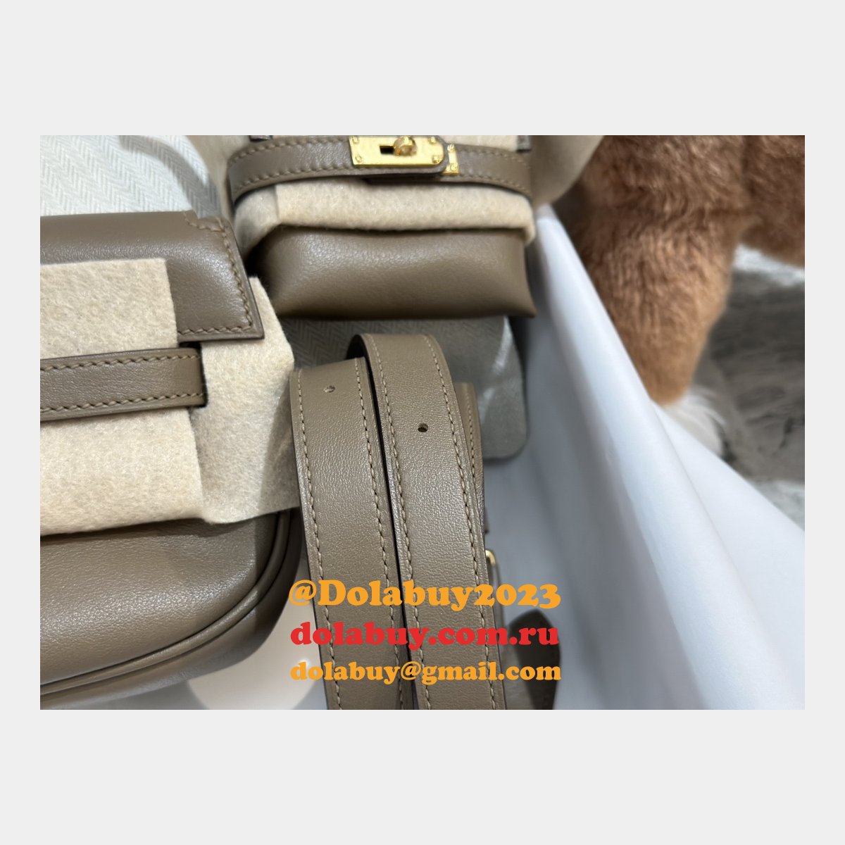 Designer hermes kelly moove 17cm swift leather Luxury bag