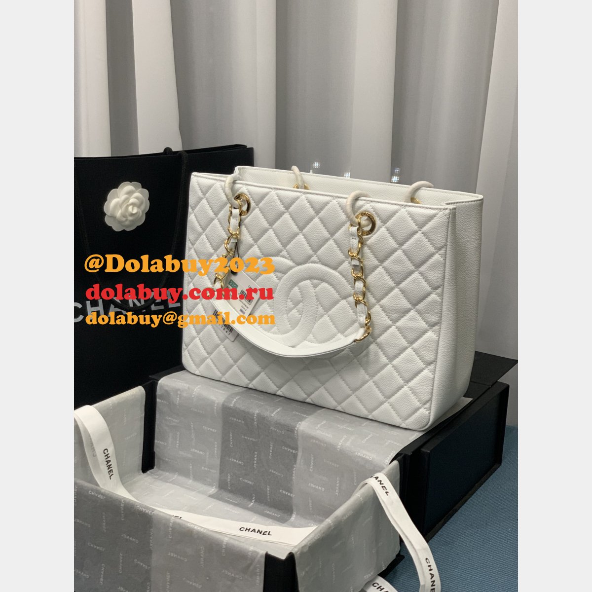 Best classic  CC 50995 shopping bag CAVIAR leather