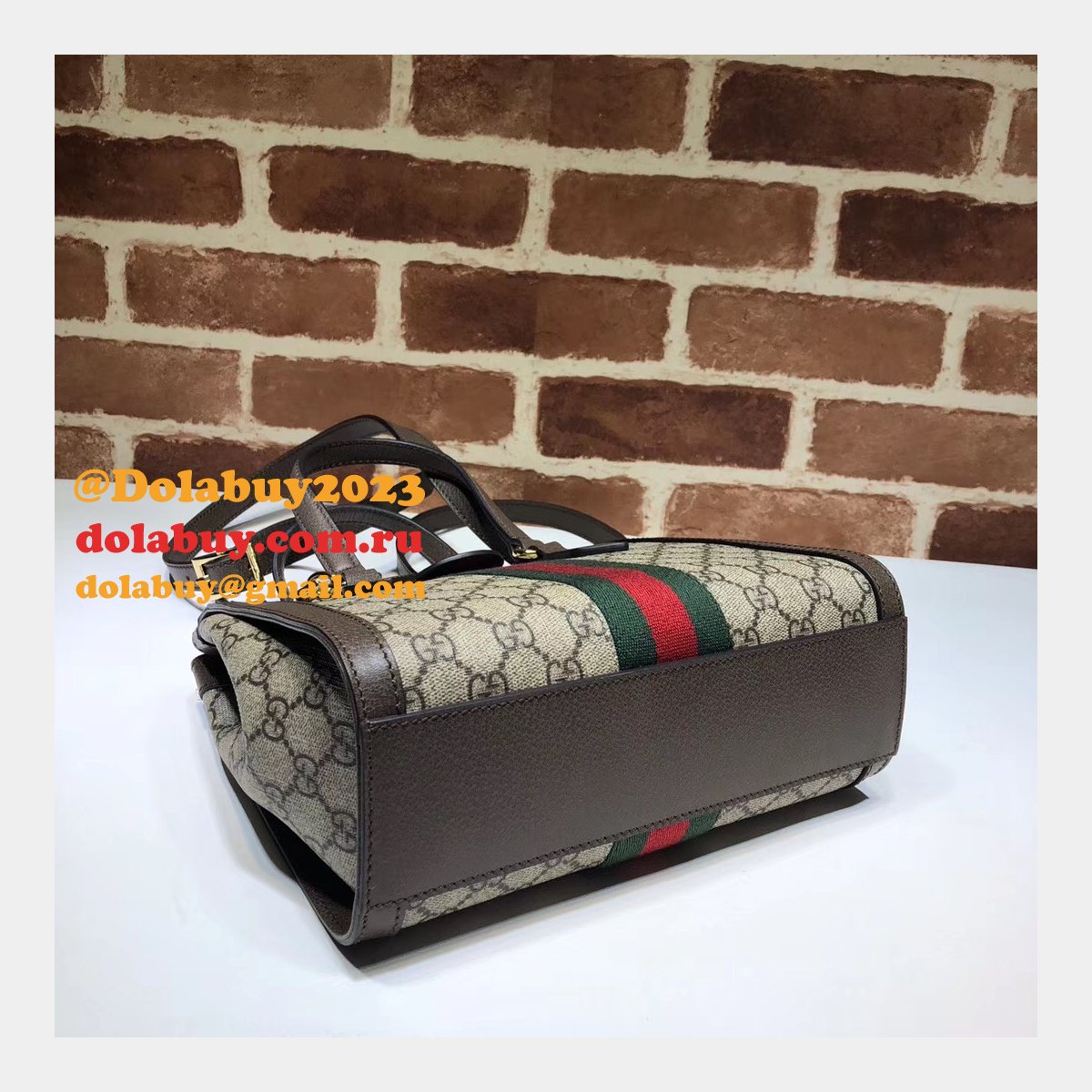 top quality G*u*i gg 547551 supreme flora ophidia small tote bag