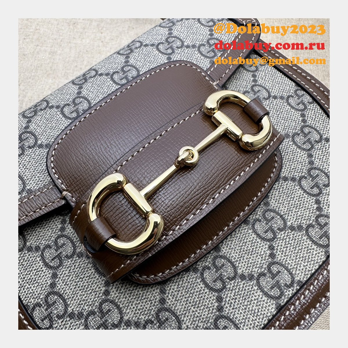 buy aaaa G*u*i 760191 horsebit rounded fake designer bags