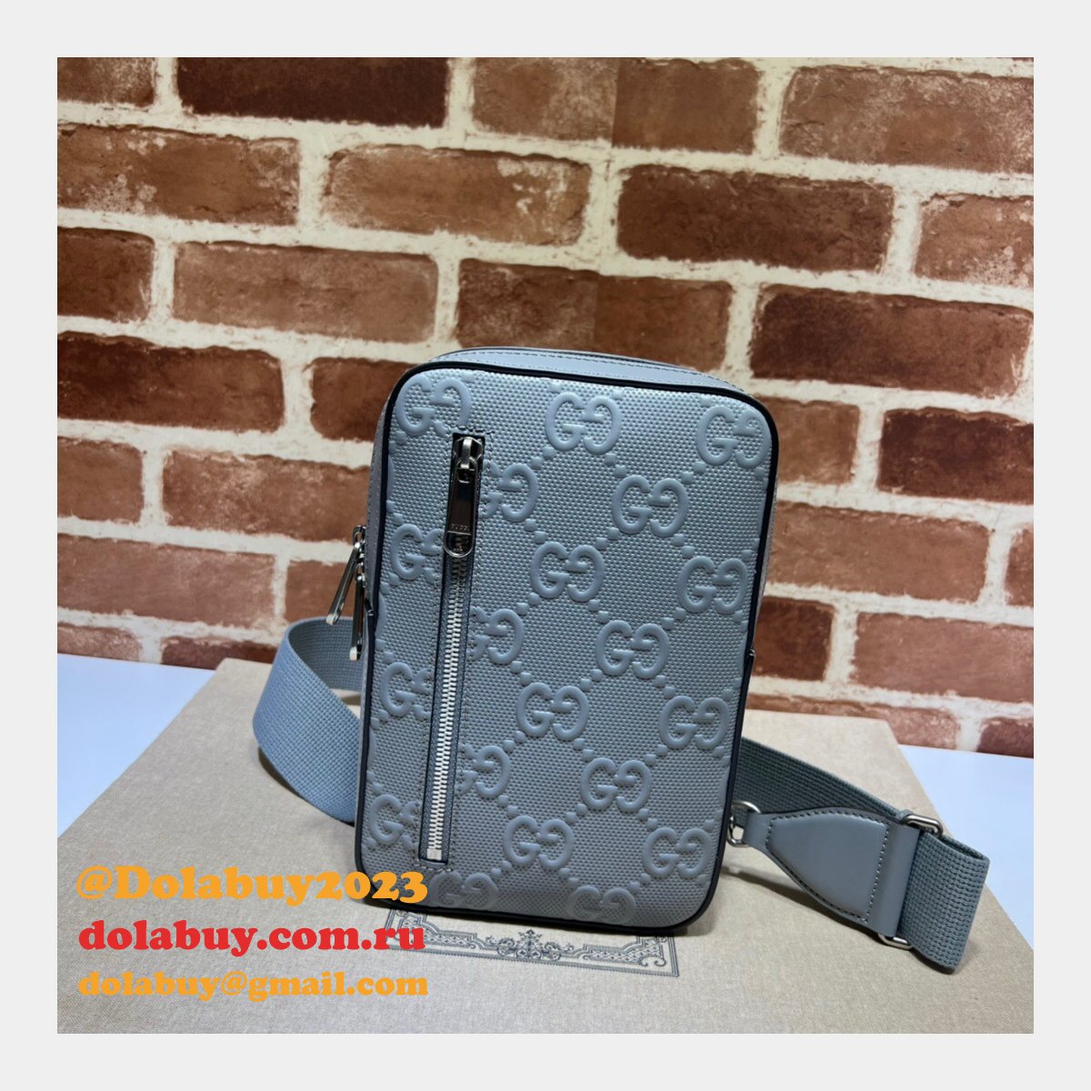 G*u*i replica messengers 700431 gg embossed sling backpack