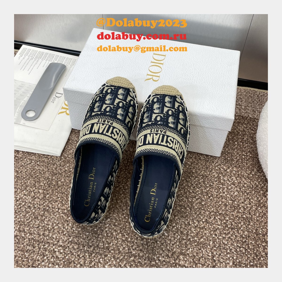 Wholesale Fashion Dior Granville Espadrille