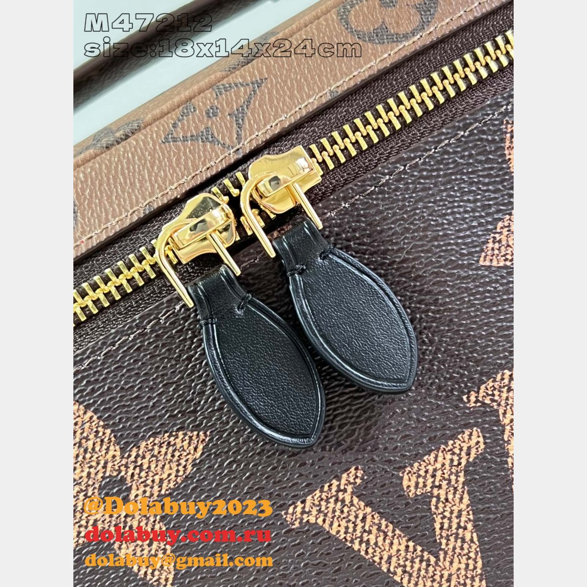 Replicas Louis Vuitton Nice M47212 1:1 Mirror Monogram Canvas Bags