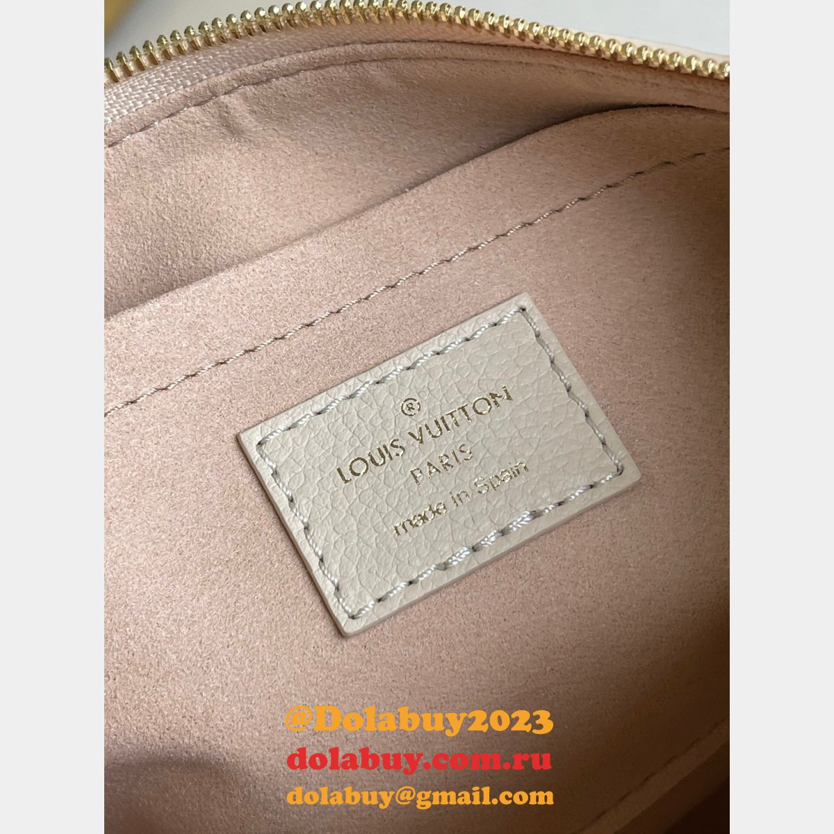 Louis Vuitton UK M57631 Cream Pochette Accessories Monogram