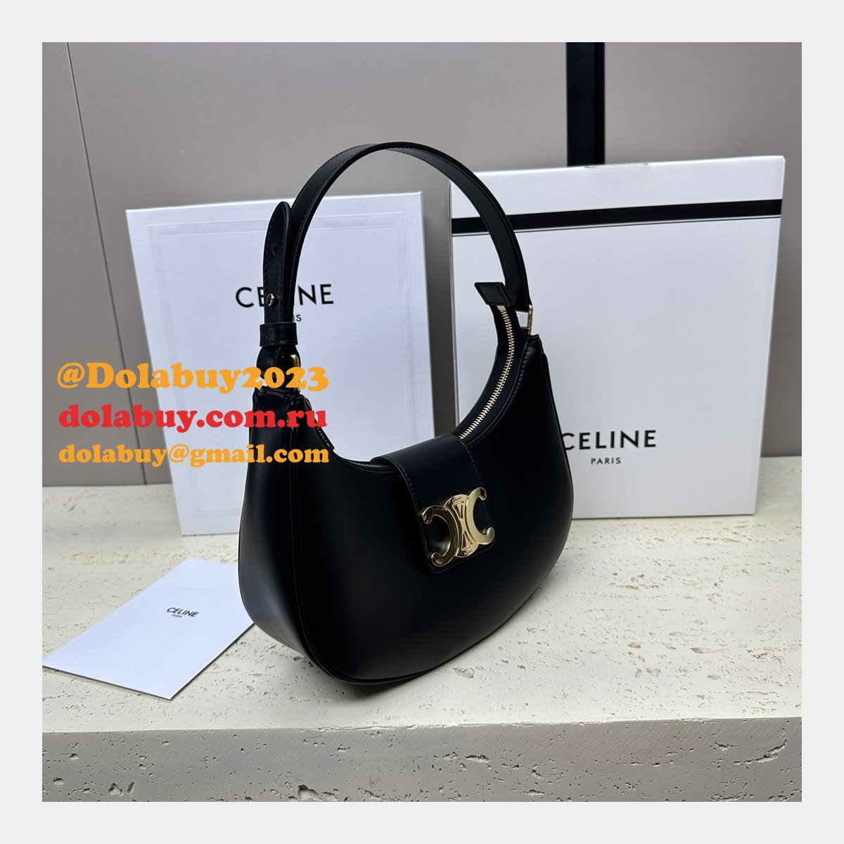 Best High Inspired 114492 Ava Triomphe Soft Quality Celine Replica Bag