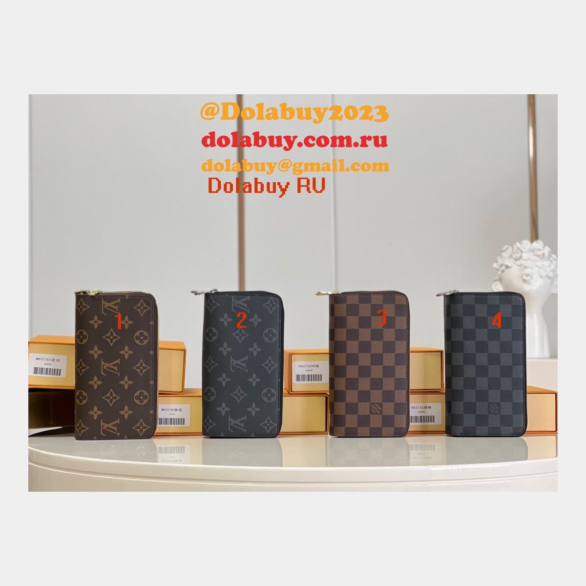 Dolabuy Louis Vuitton M62732 Fake Leather Designer Wallet