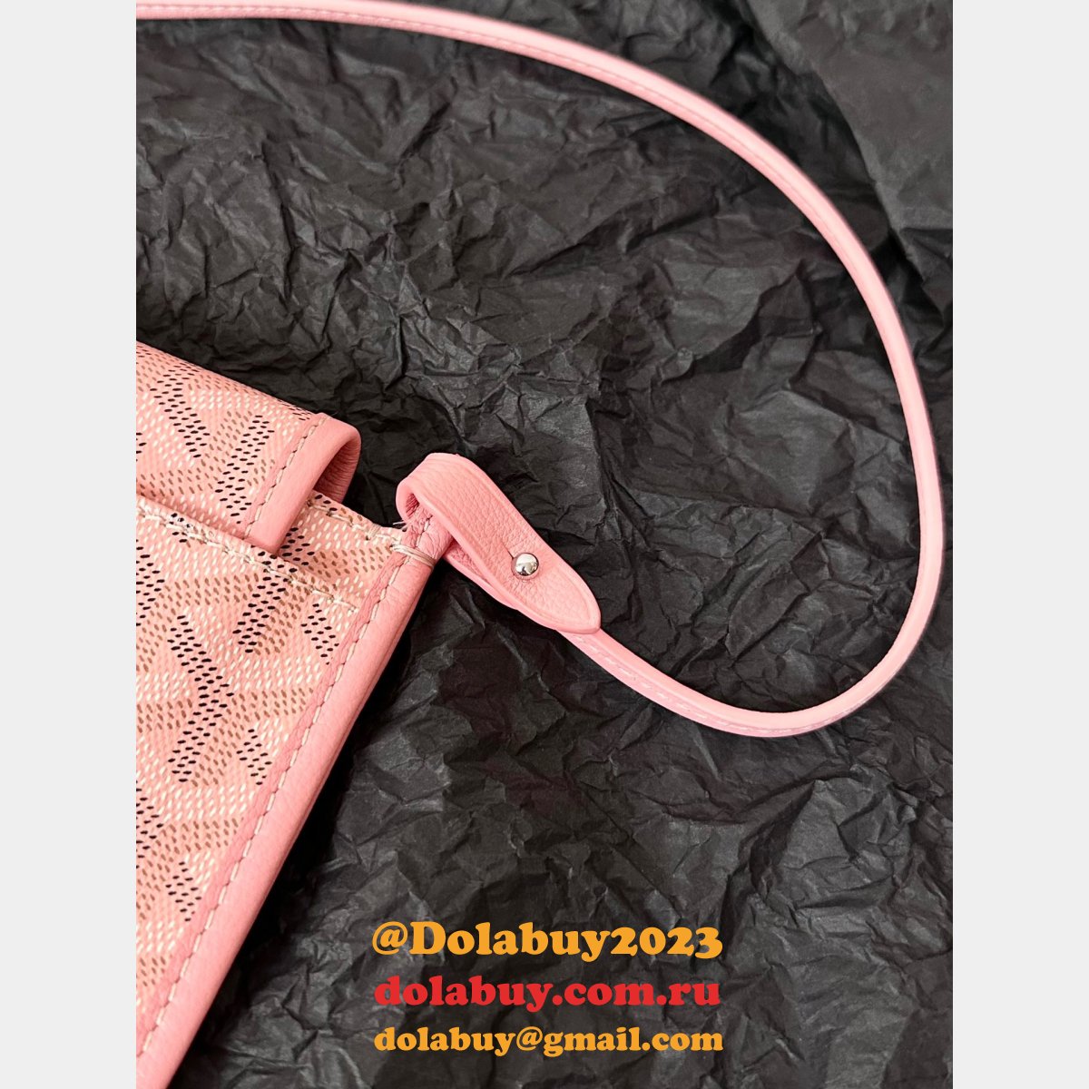 Goyard Wholesale Plumet Pocket Wallet Knockoff Pink Bag