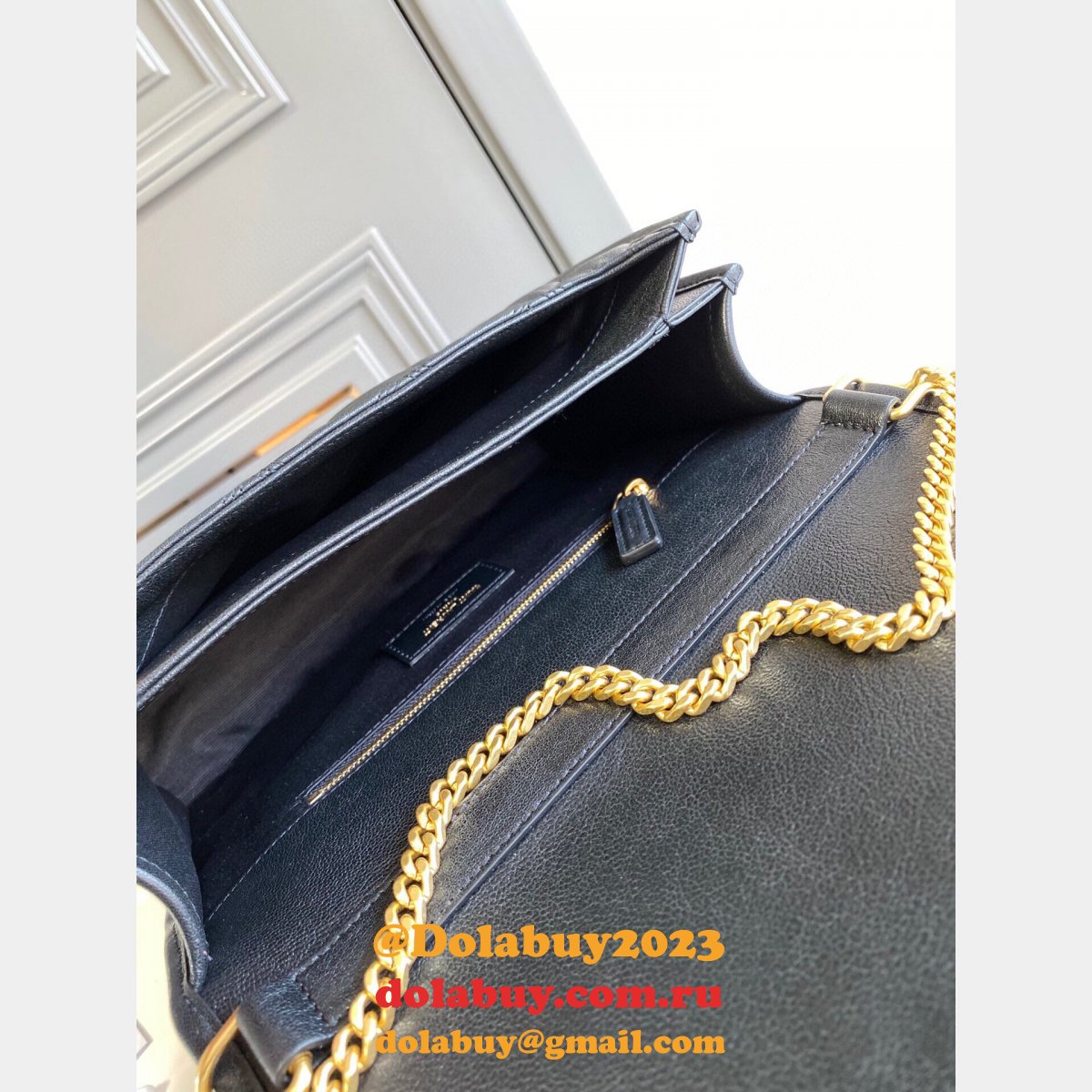 Saint Laurent Top quality Becky Large Chain Multicolor Bag
