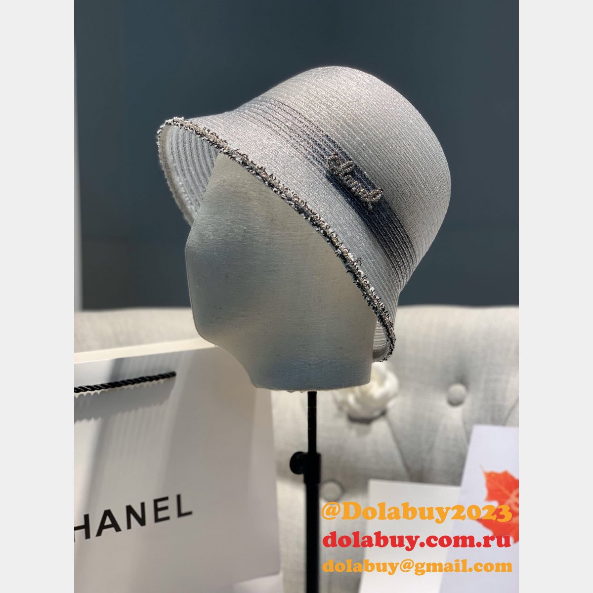 Wholesale CC High Quality Organza Fisherman hat