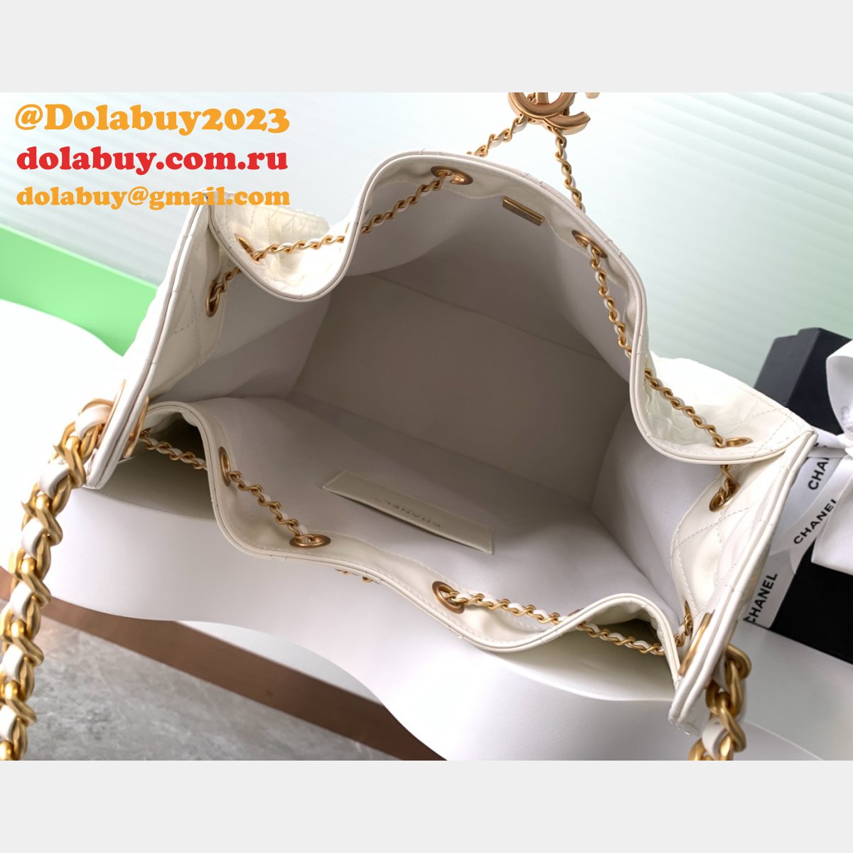 Top Quality CC AS5293 Hobo Calf Leather Handbag