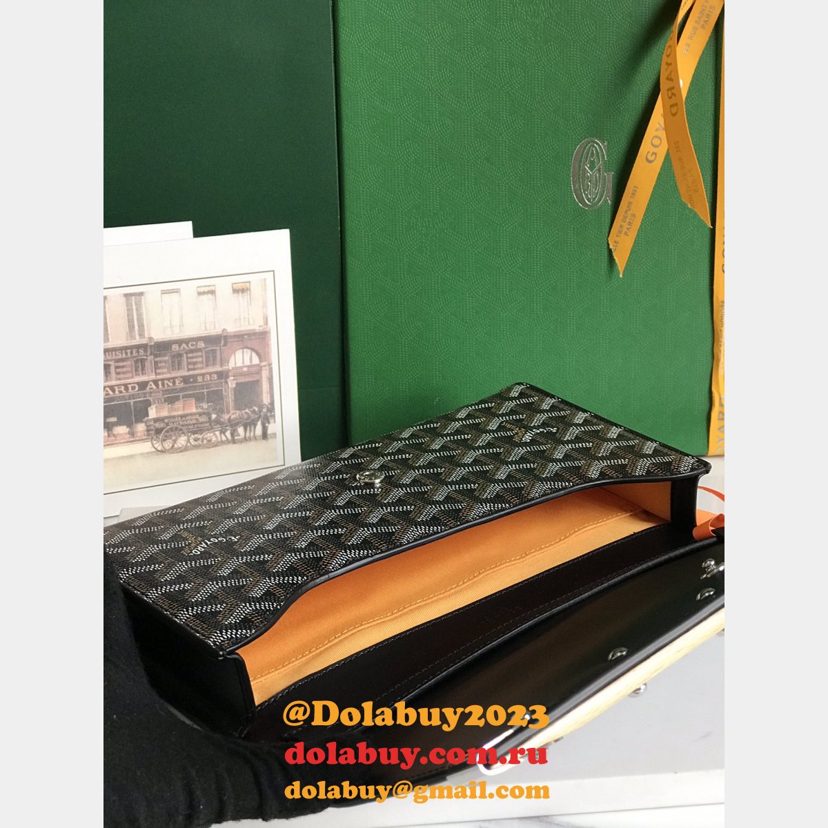 Monte-Carlo 020178 Designer Goyard Clutch Fashion Replica Bag