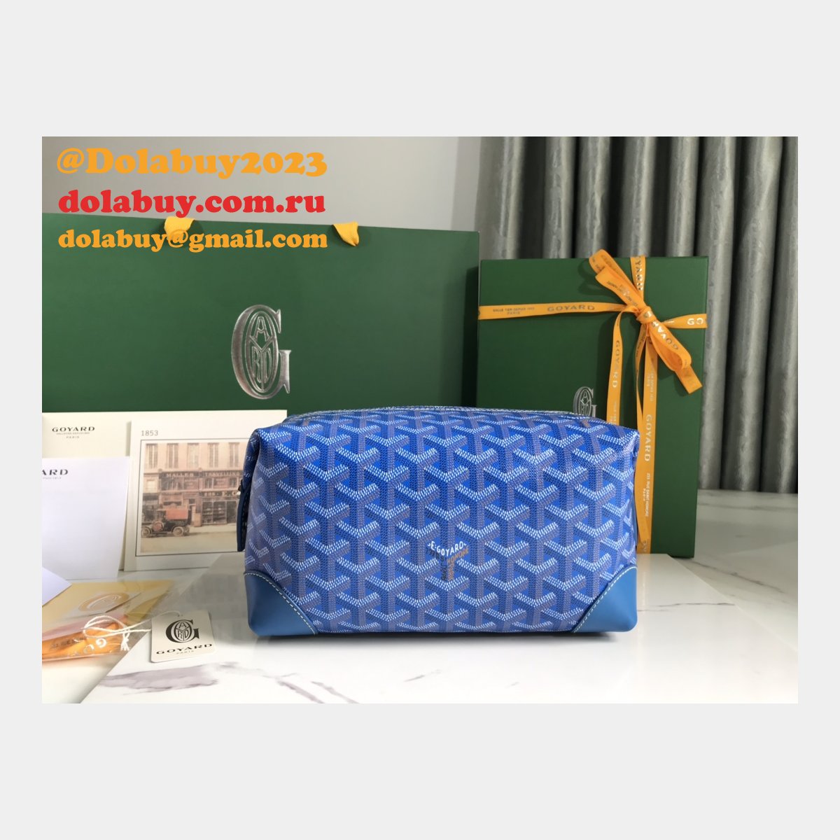 Goyard Top Luggage Boeing NBA Love 020215 Replica Bag