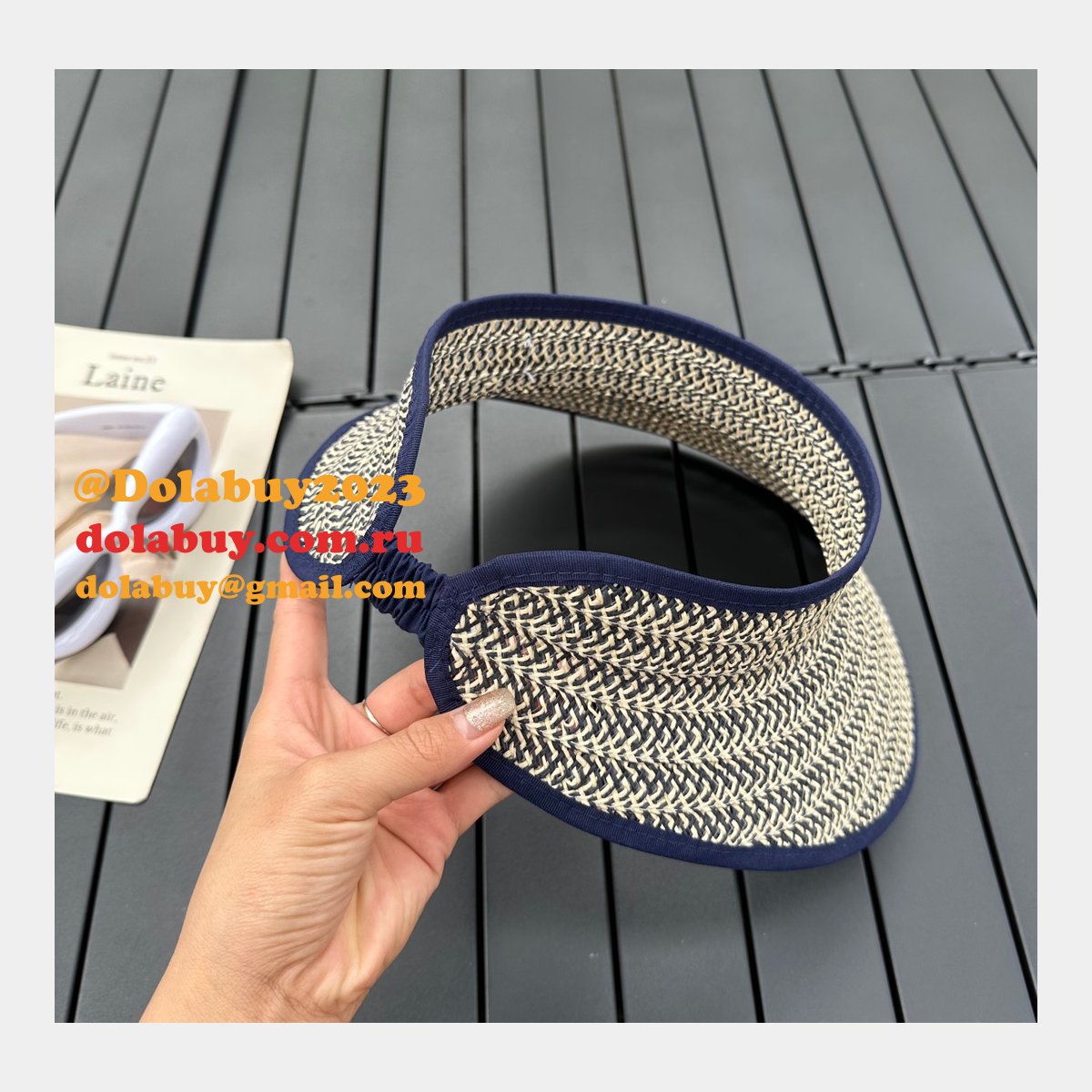 Louis Vuitton 2020 New style streamer straw basin hat