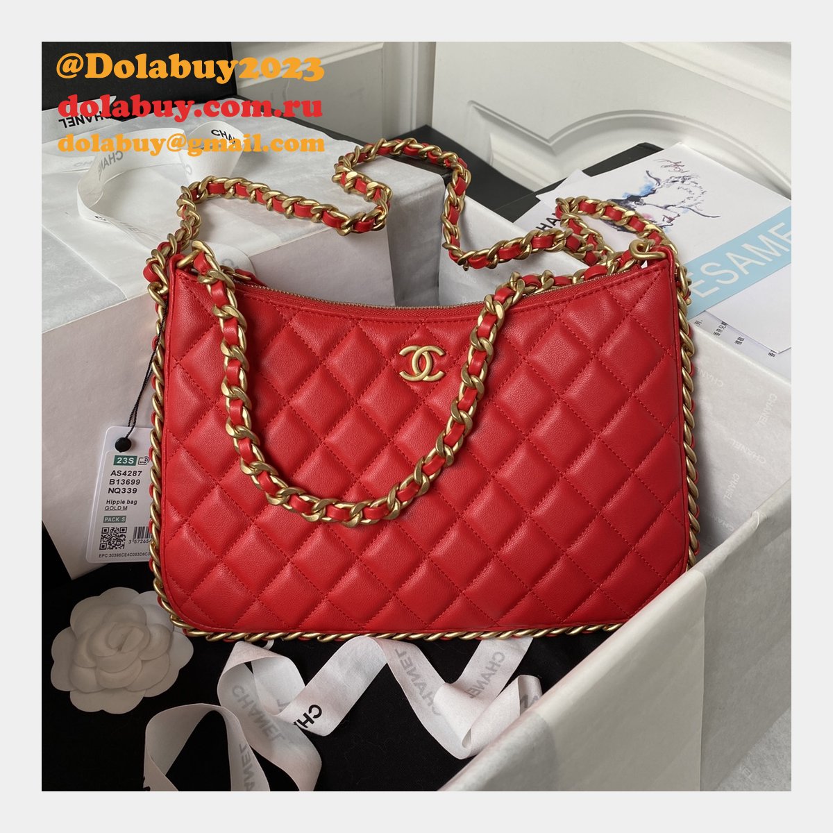 Best 1:1 Mirror AS4287 Chain Hippie Duplicate BAGS