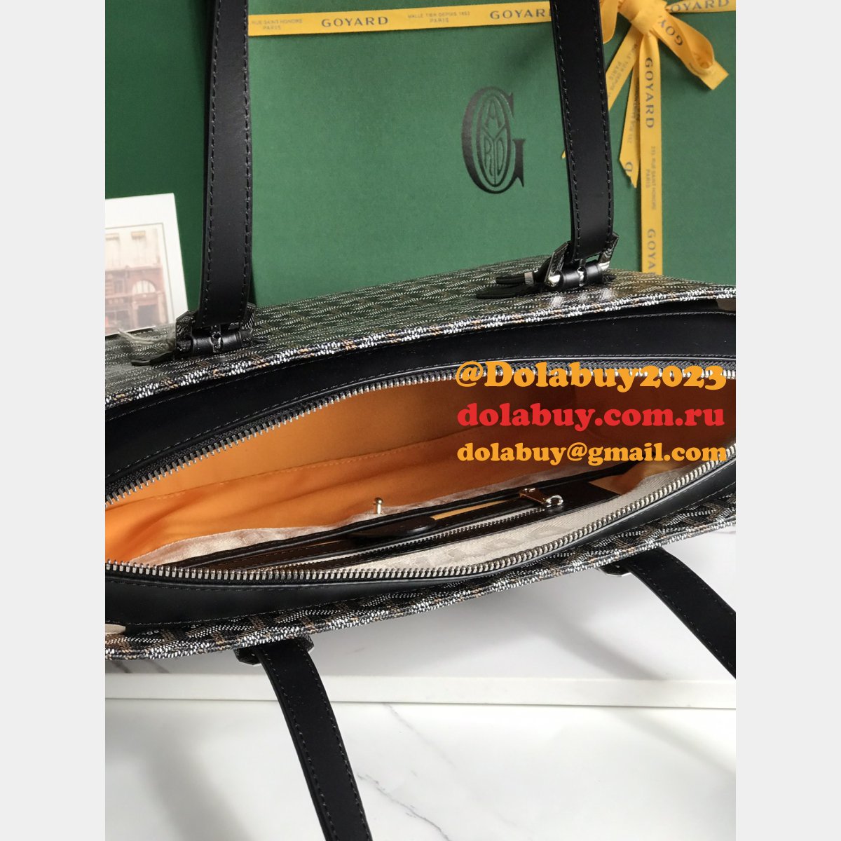 Top Quality 1:1 Mirror Goyardine Marquises Tote 020175