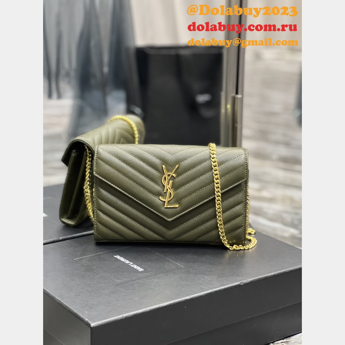 Replica YSL Saint Laurent Monogram 393953 Woc Wallet Fashion Bag