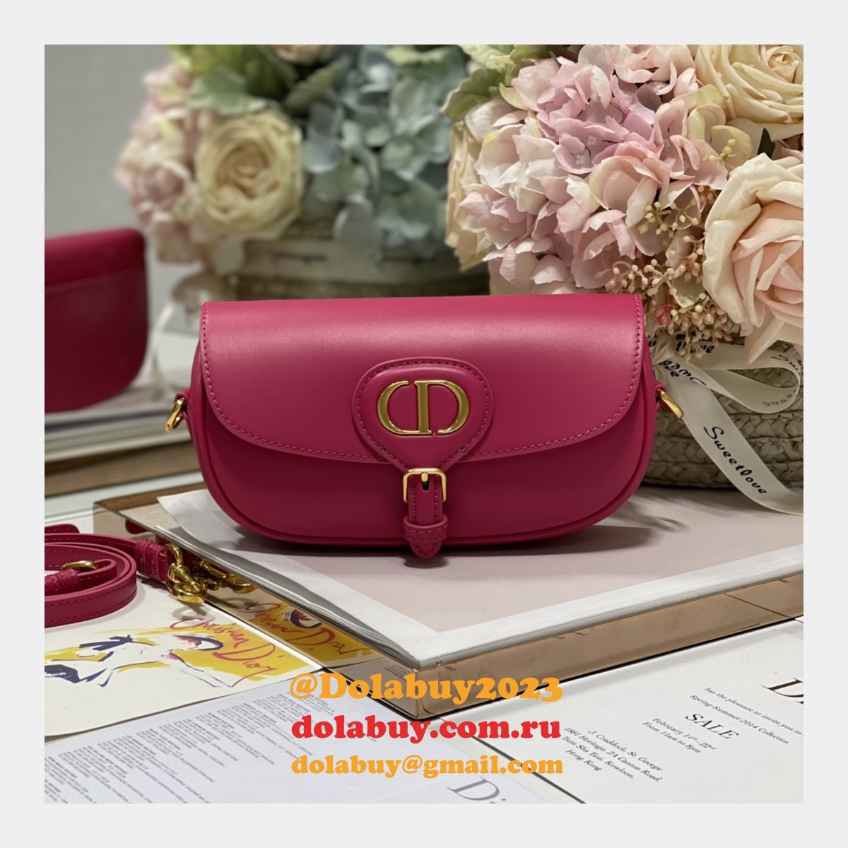 Dior Bobby East West 9327# Best Quality Replica Bag