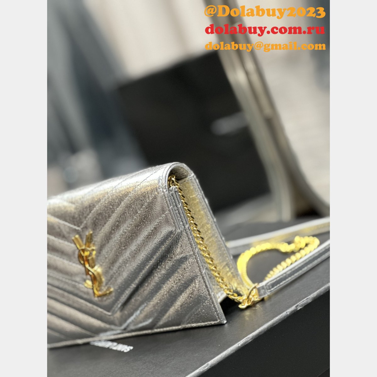 Monogram Woc Cassander Matelasse Chain YSL Replica Best 393953 Bag