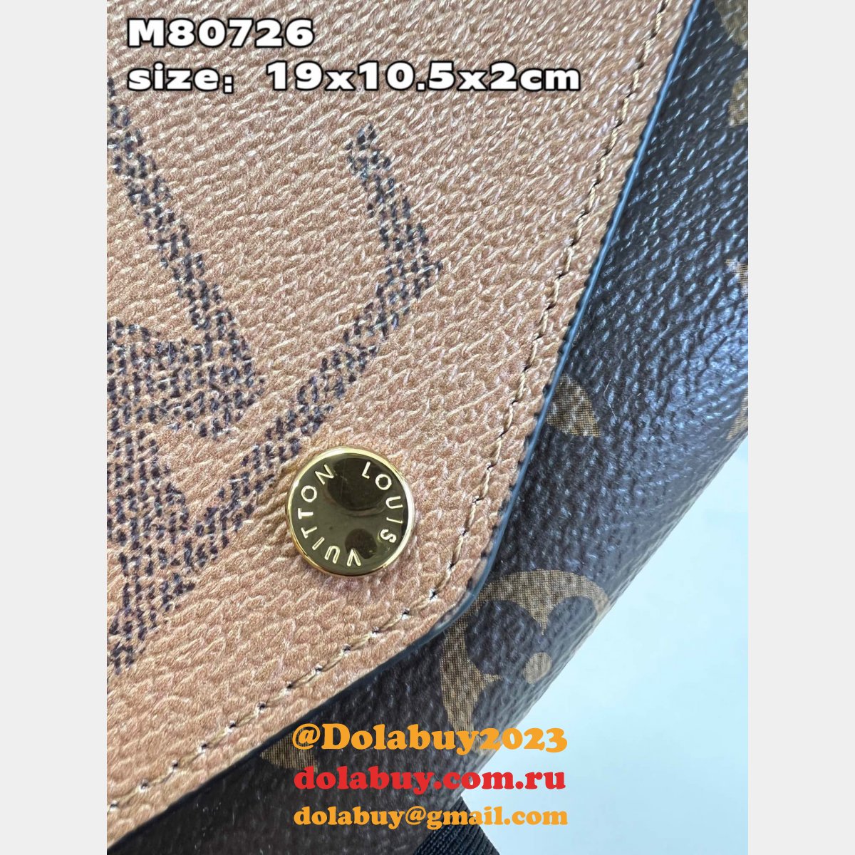 Replica Louis Vuitton Zoé Sarah Monogram M80726/M80725 Wallet