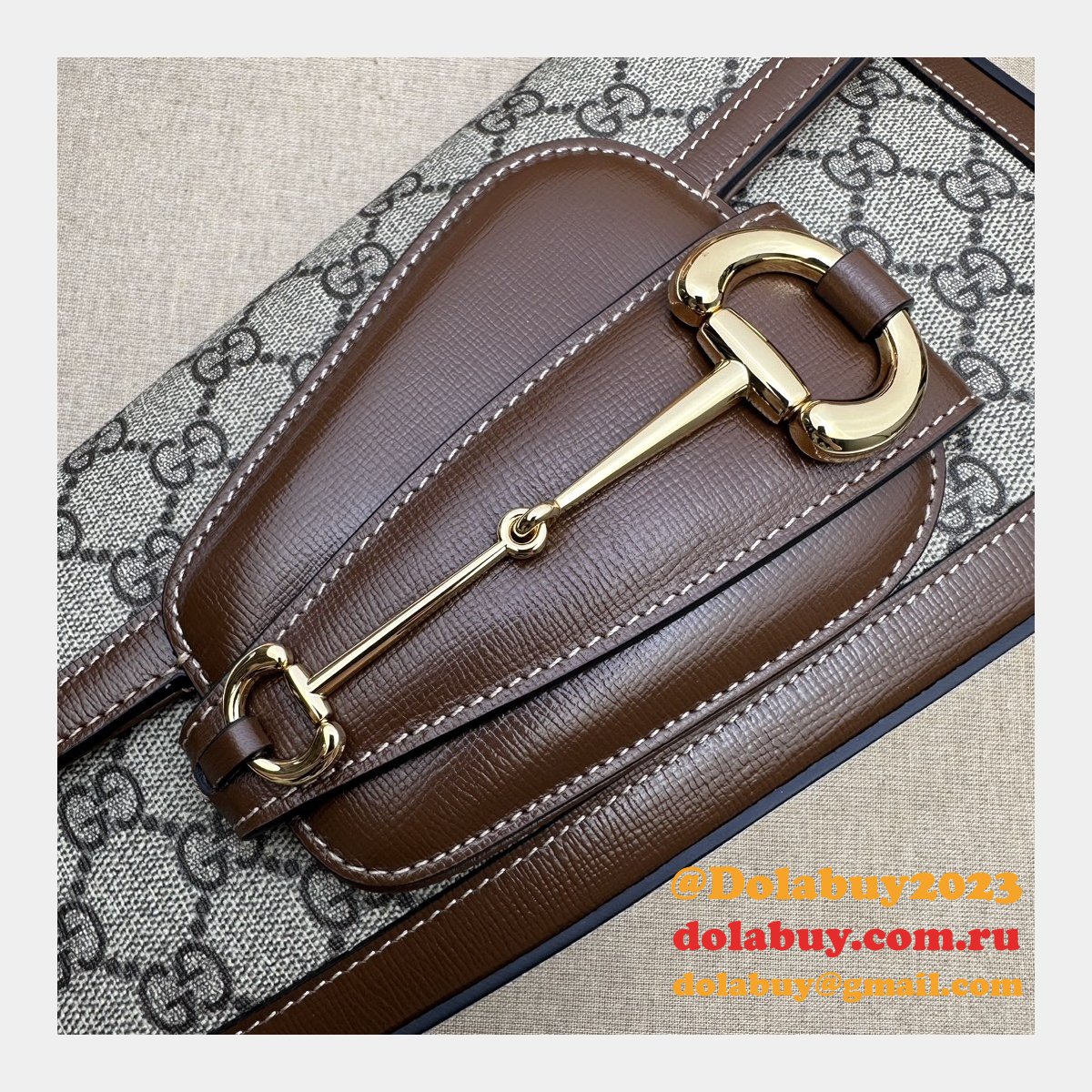 top quality 764155 horsebit shoulder 1955 G*u*i inspired bag