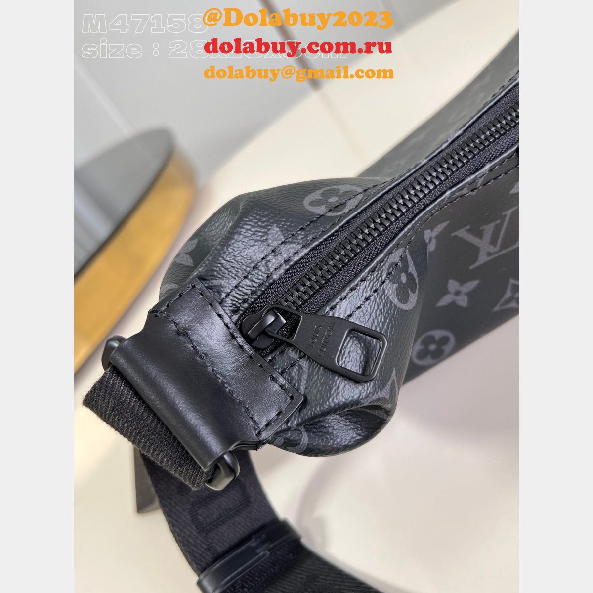 Hamac Bag Louis Vuitton Inspired M47158 Monogram Eclipse Canvas