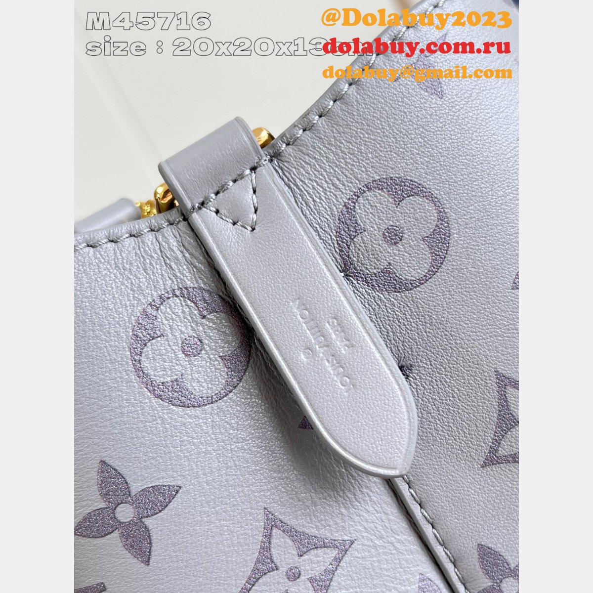 Louis Vuitton 1:1 Mirror NeoNoe M45716 Grey Replica Bag