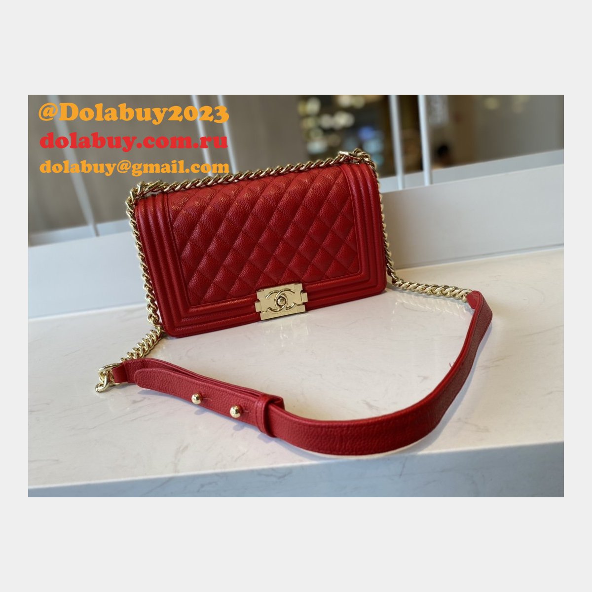 CC Replicas Calfskin & Ruthenium-Finish Metal Boy Many Colours