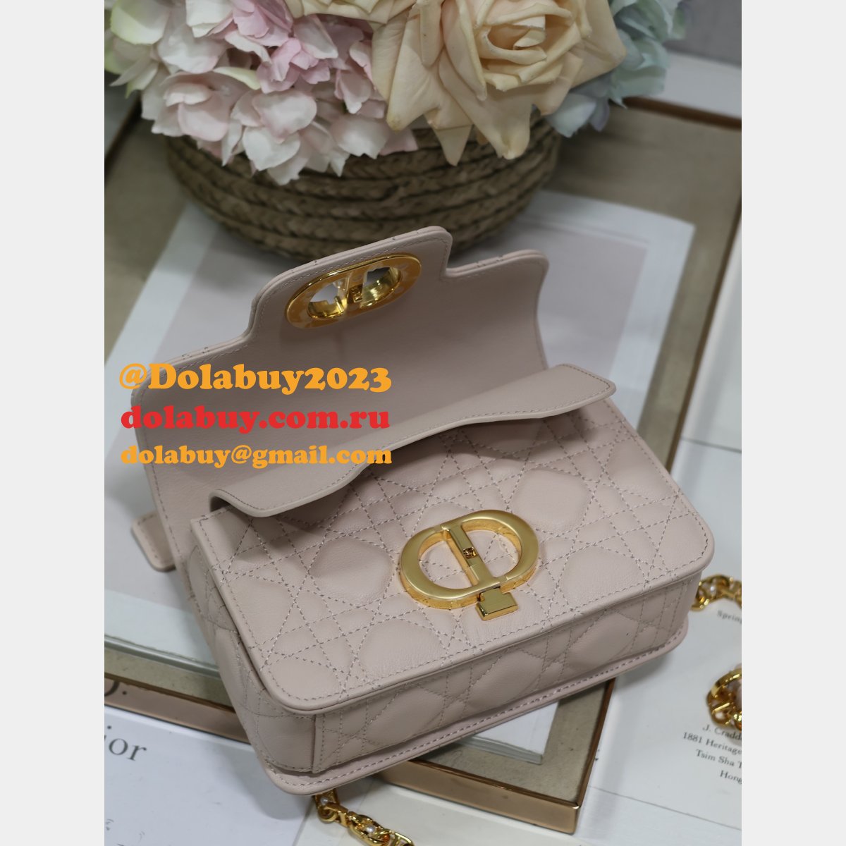 7 Star Mini Dior Jolie Top Handle Bag Wholesale 9272