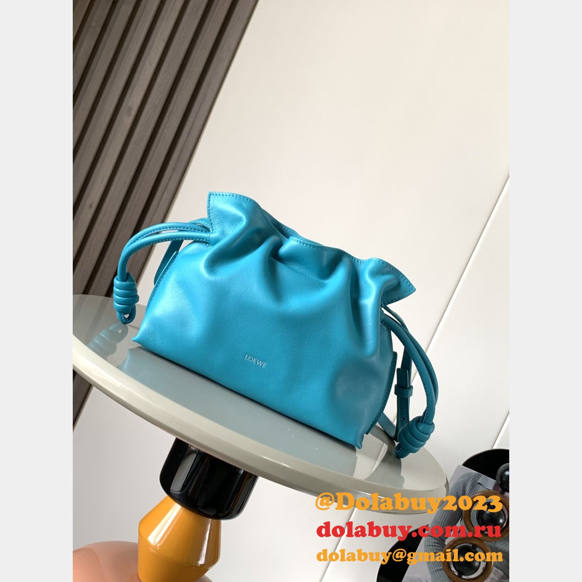 Replica Loewe Mini Flamenco Clutch In Nappa Calfskin 23CM