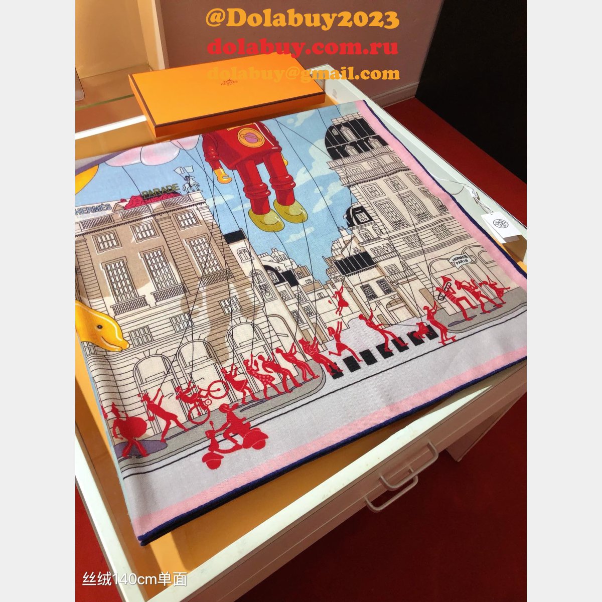 Wholesale Hermes Perfect Velvet Twilly