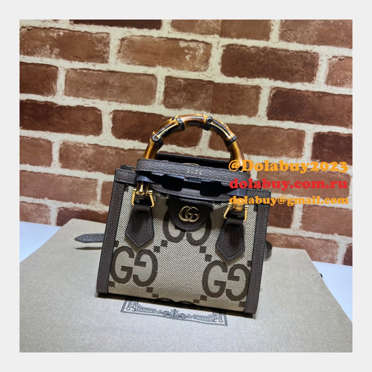 Best High Quality Gucci 655661 Fake Diana Tote Handbags