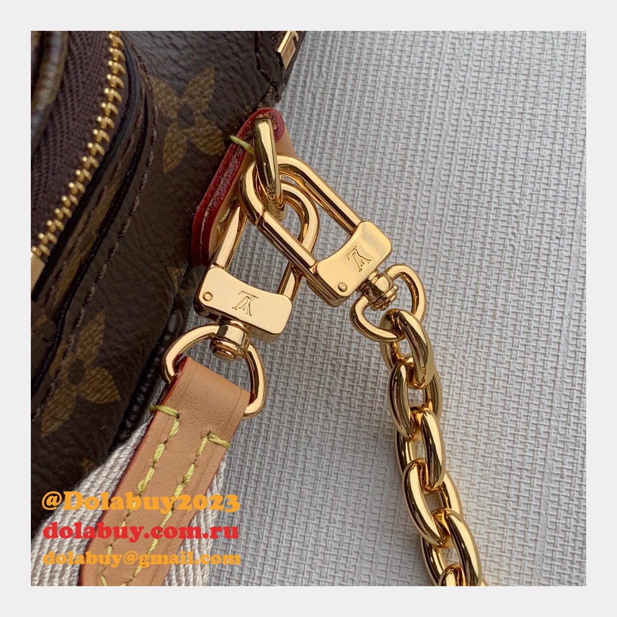 Wholesale Louis Vuitton Replica Utility Phone Sleeve Monogram M80746