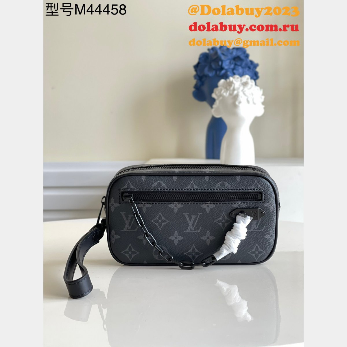 Luxury Louis Vuitton Replica M44482/M44458 Monogram Pochette Volga Bags