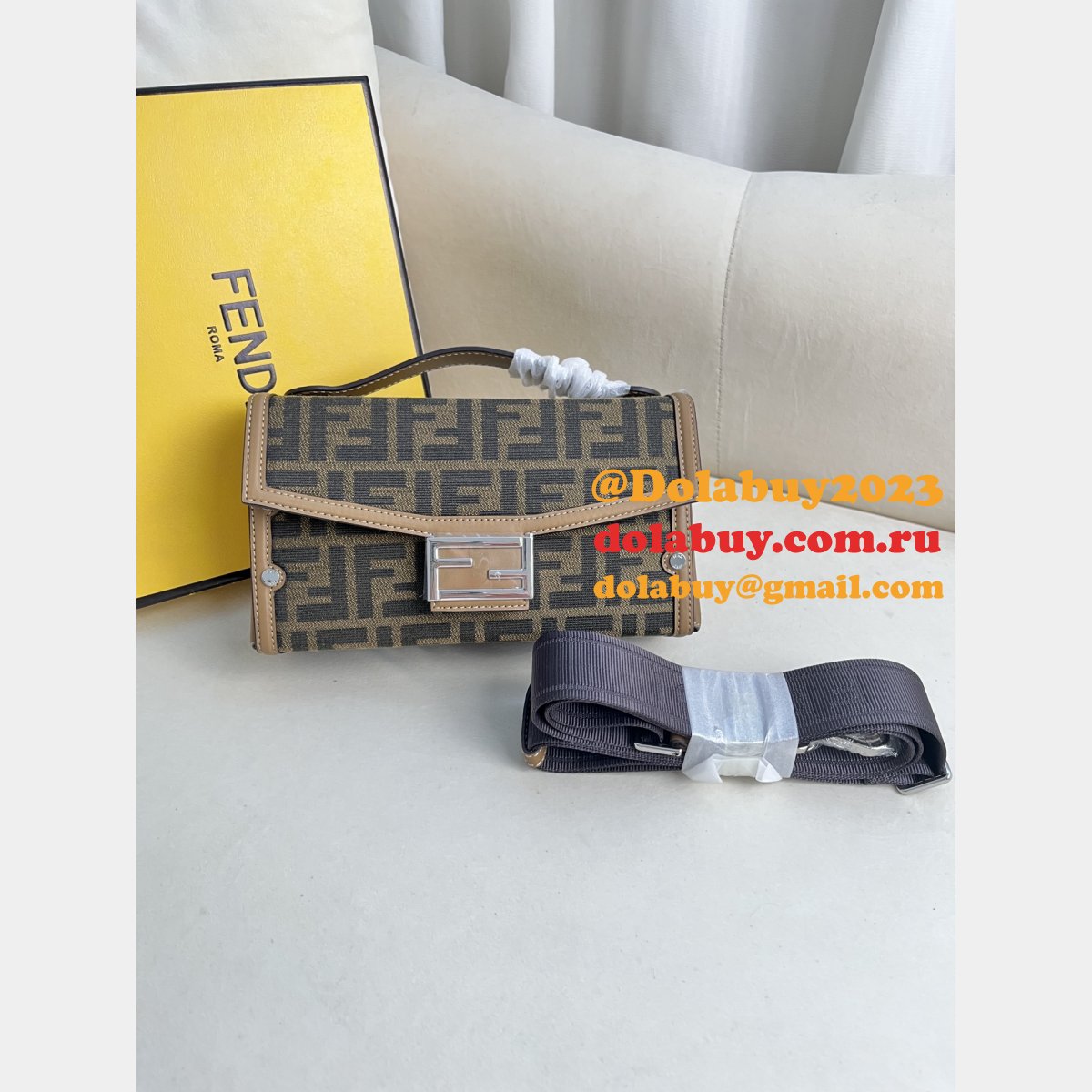 Cheap Top Quality fendi BOX HANDBAG