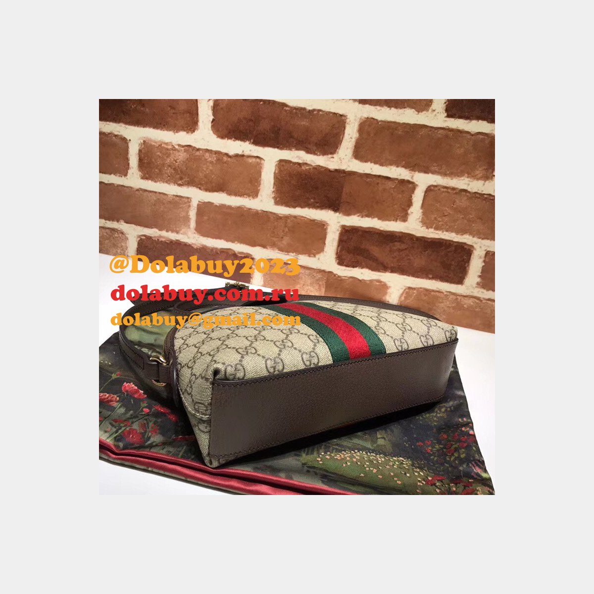 aaa+ G*u*i high quality ophidia small shoulder 499621 bag zipper