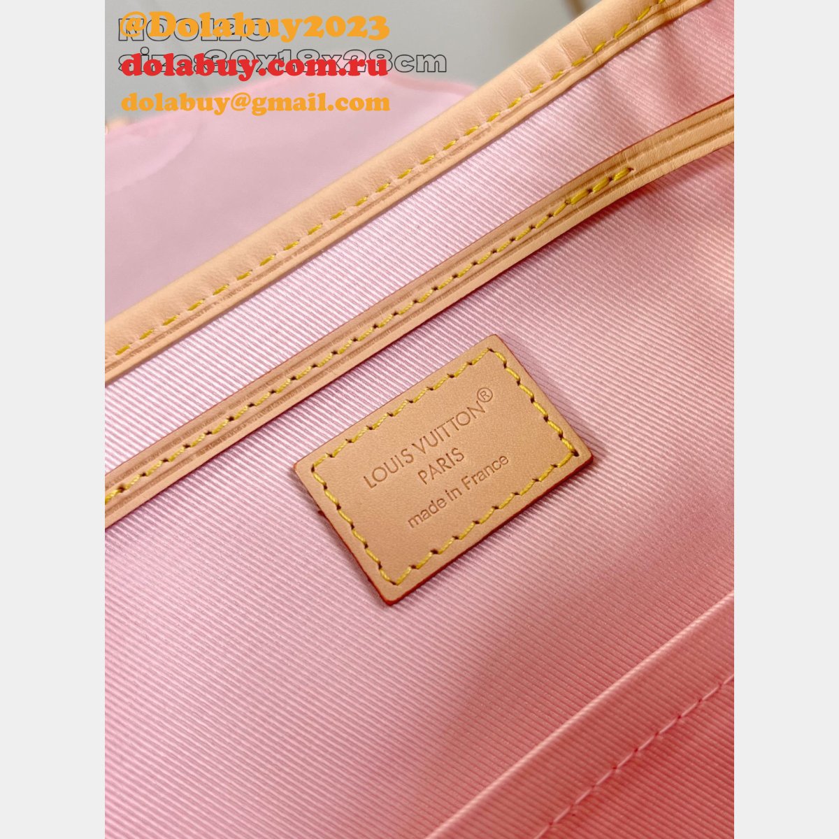 Louis Vuitton Montsouris PM Damier Azur N00120 Copy Women