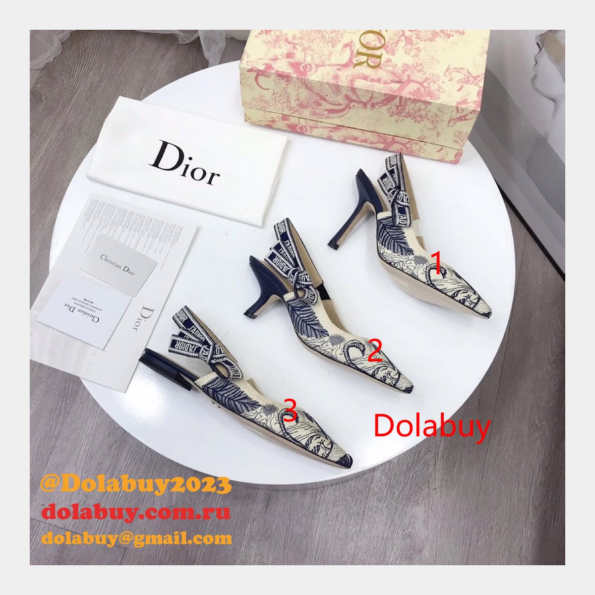 Best Quality Replica Dior WALK''N''DIOR 1:1 Shoes