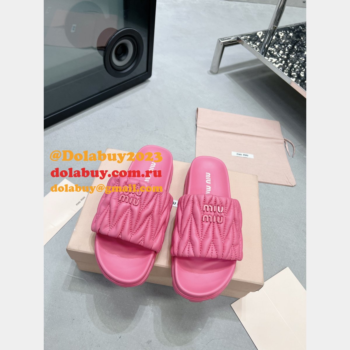 Inspired Luxury Miu Miu Replica Sandals Shoes