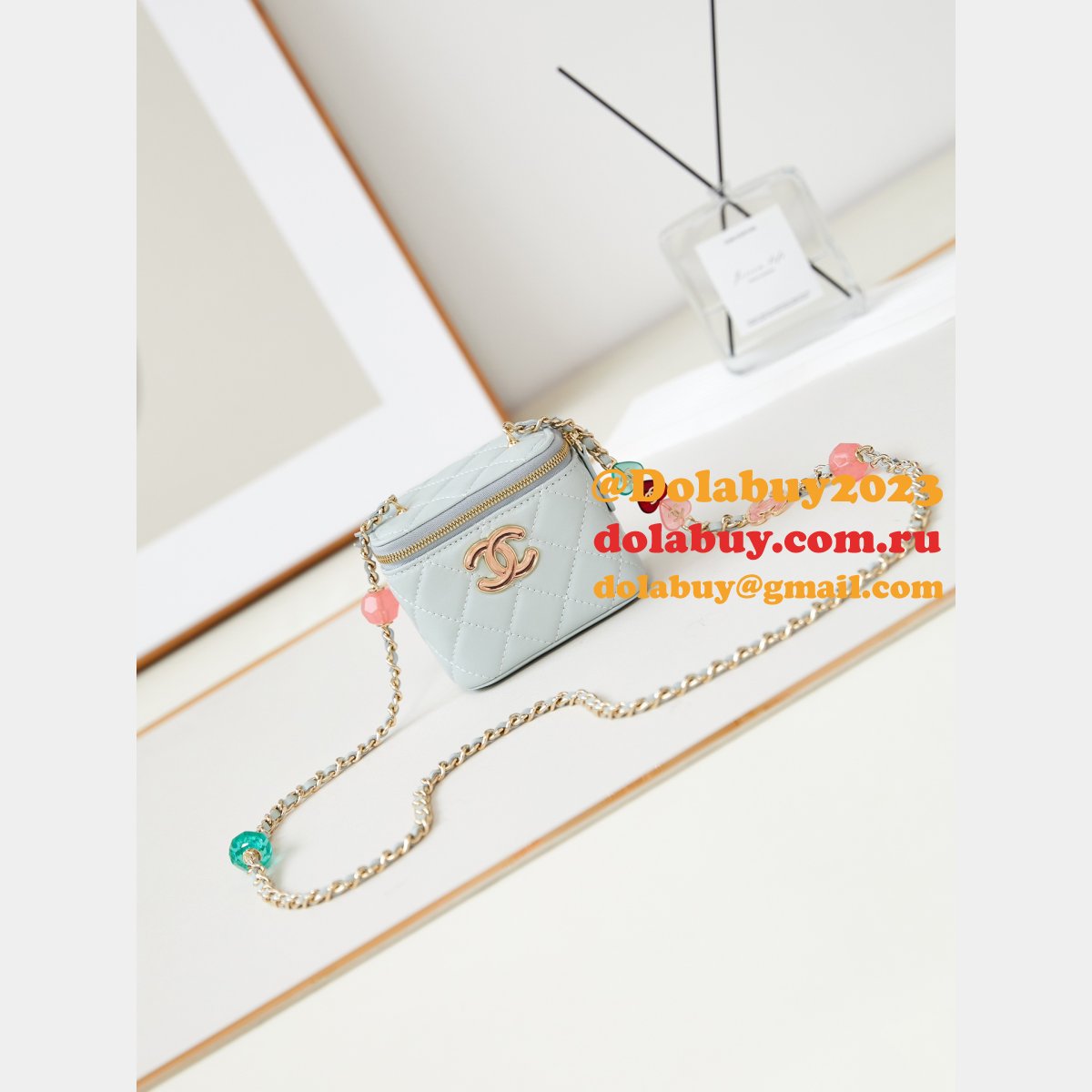 Replica Designer Enamel Love Makeup Lipstick Box AP3230 Bag