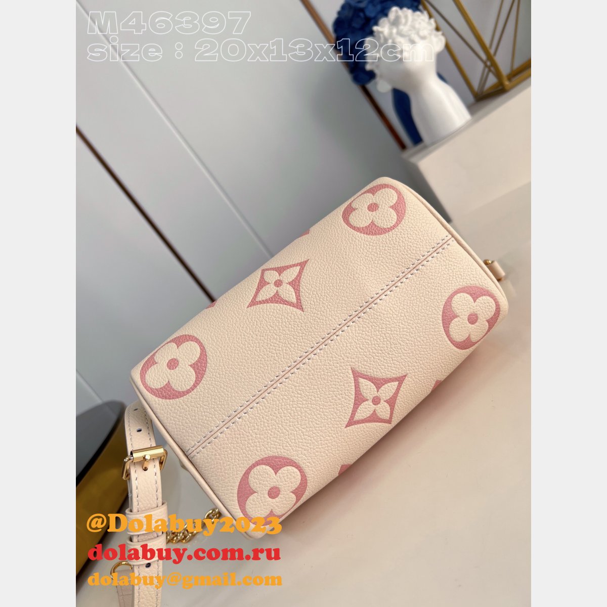 1:1 Mirror Speedy Bandoulière 20 M46596 Fake Louis Vuitton Bag