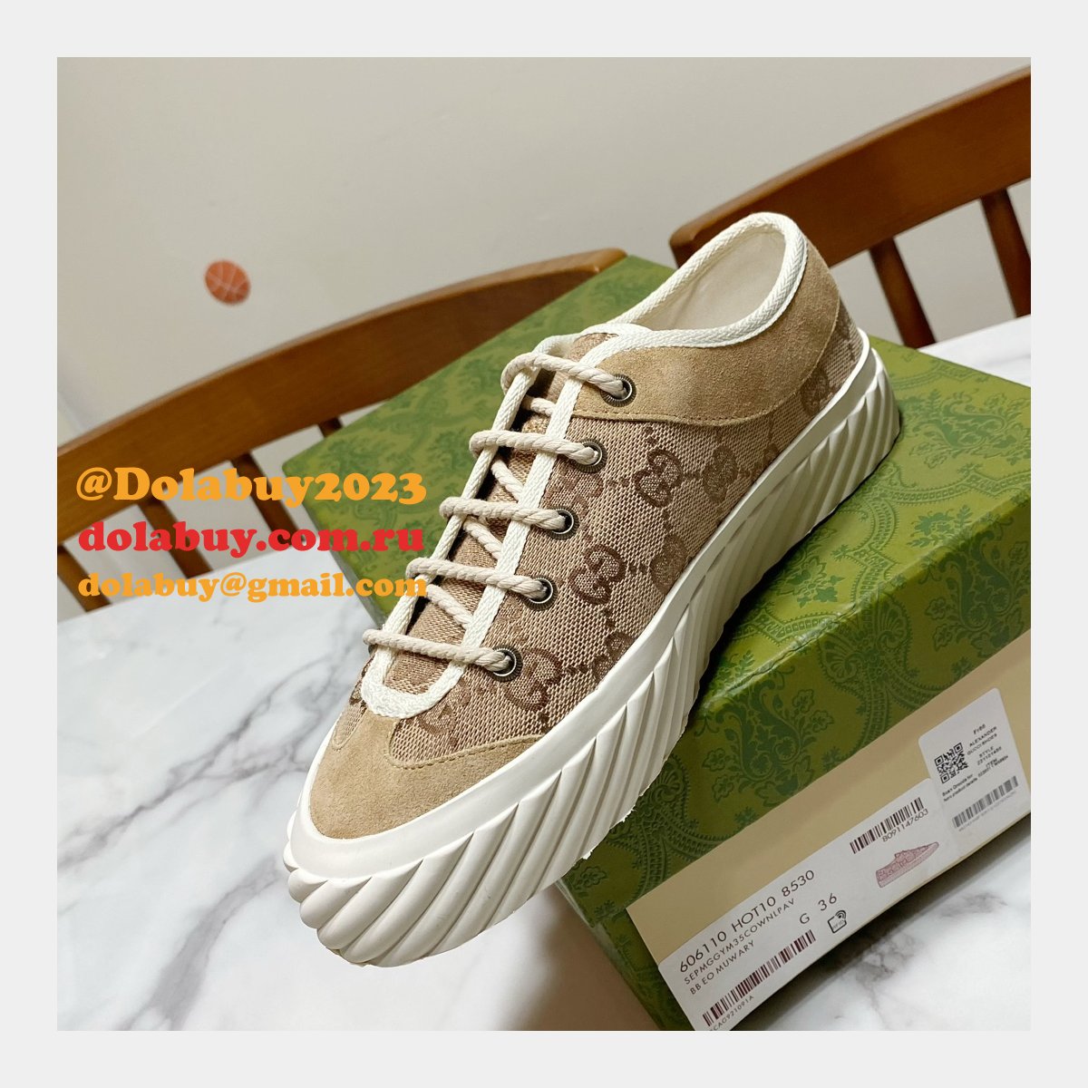 perfect dolabuy 1:1 mirror replica G*u*i gg canvas shoes
