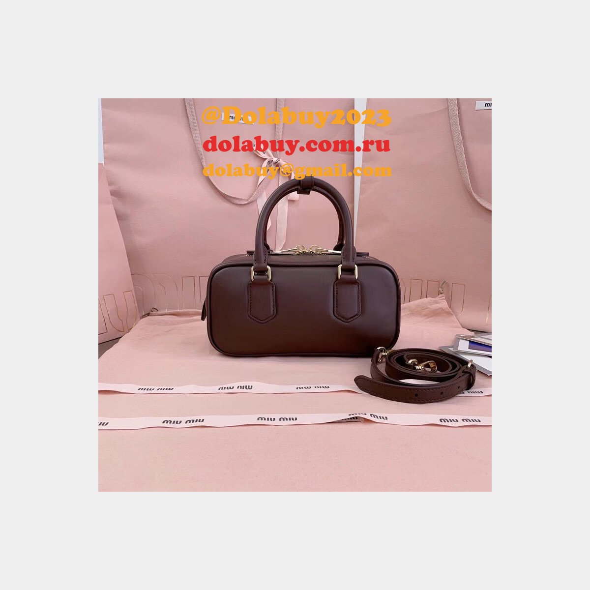 Wholesale Miu Miu Arcadie Leather Bag 5BB142