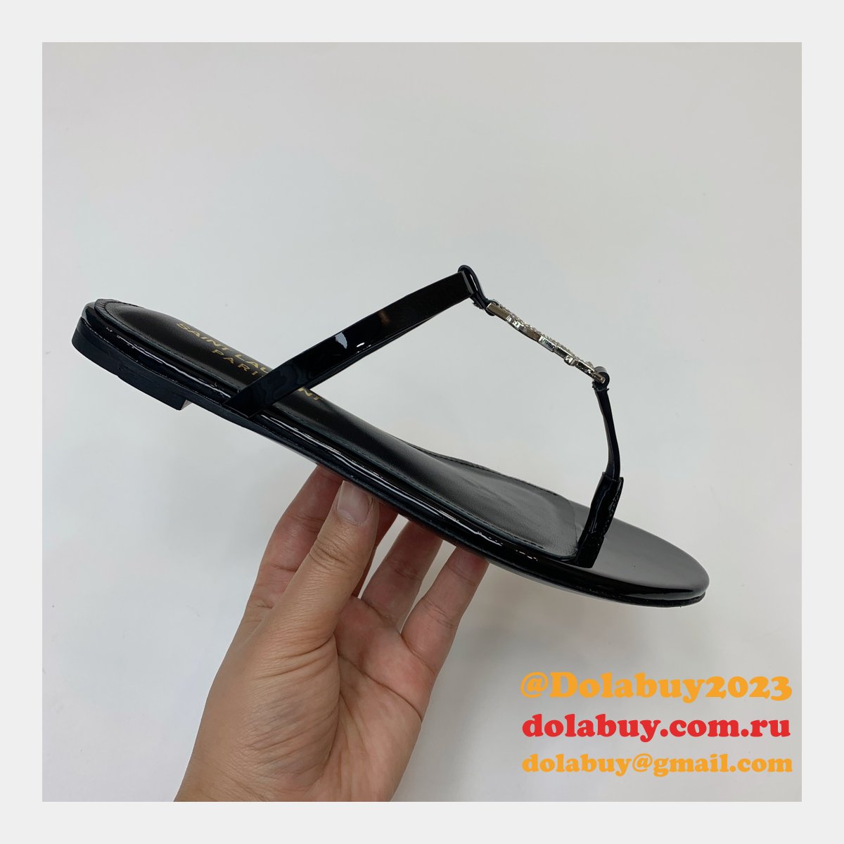Top Quality YSL Saint Laurent Cassandra Sandals Heels Shoes