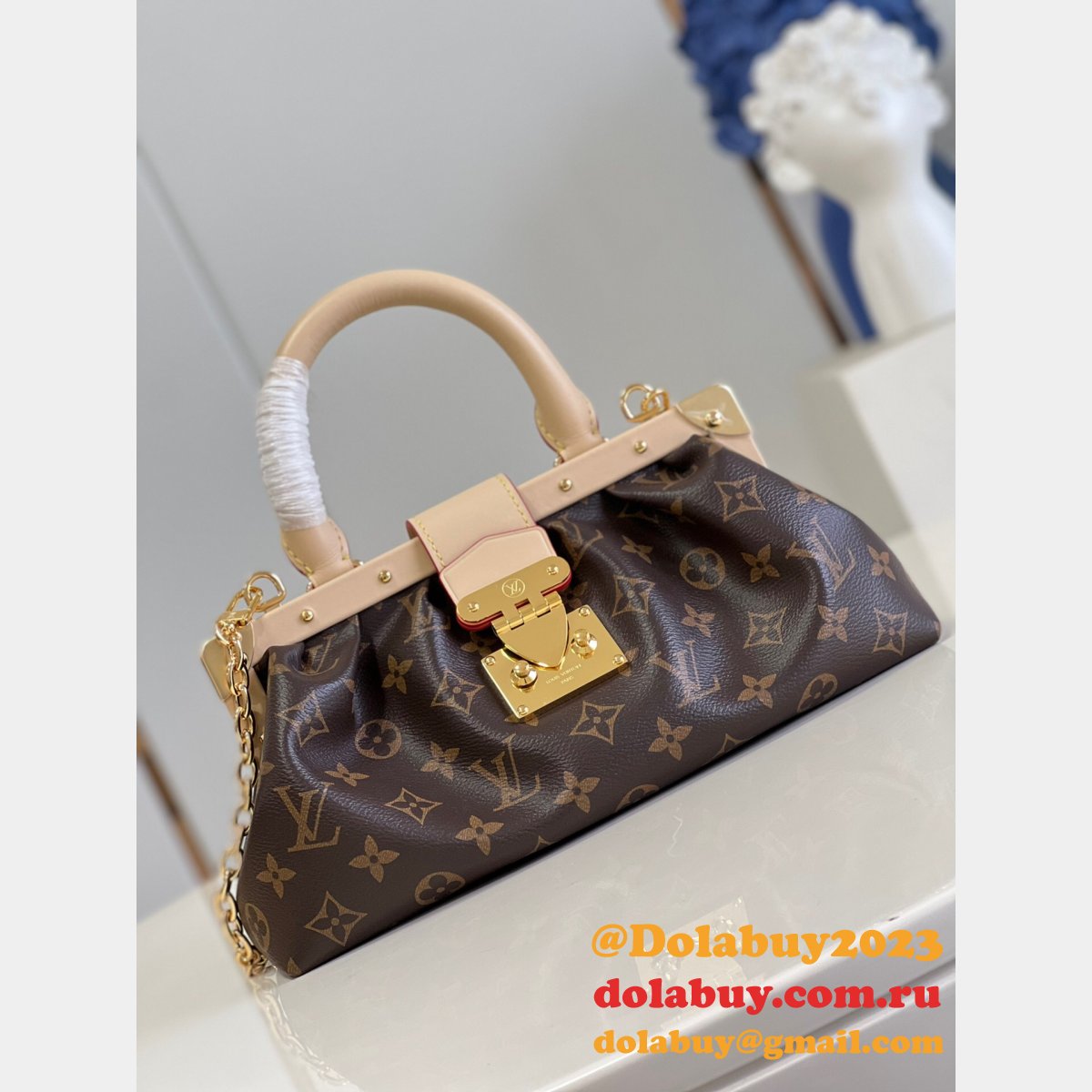 Monogram Clutch Louis Vuitton Replica M46544 Chain Bags