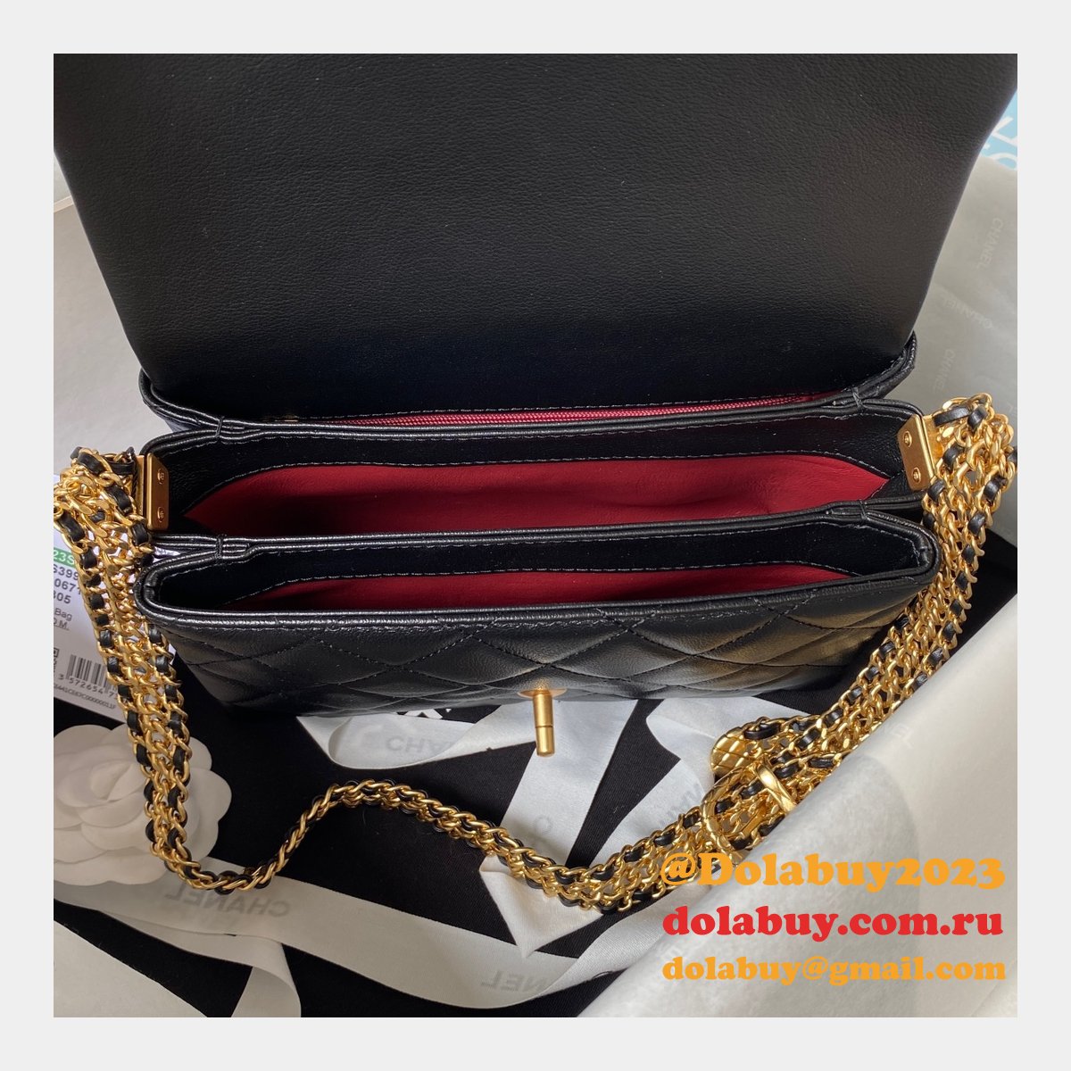 1:1 Mirror Flap Fashion Chain Best AS3994 Replica Quality Bag