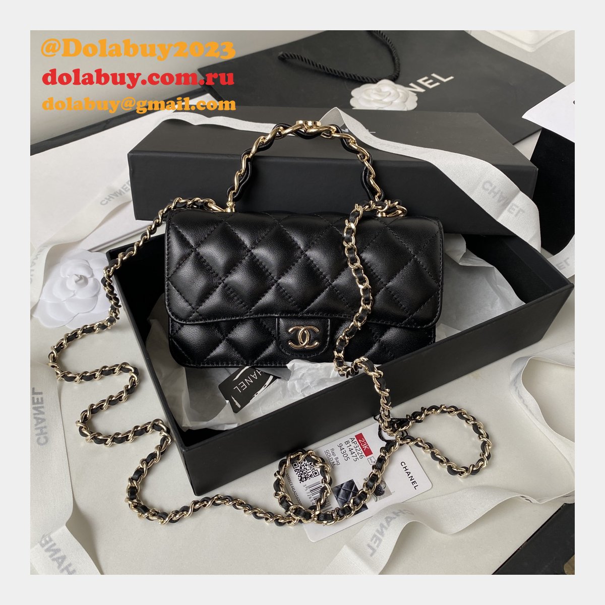 Wholesale Flap Phone Holder Fashion AP3226 Chain Replica Bag