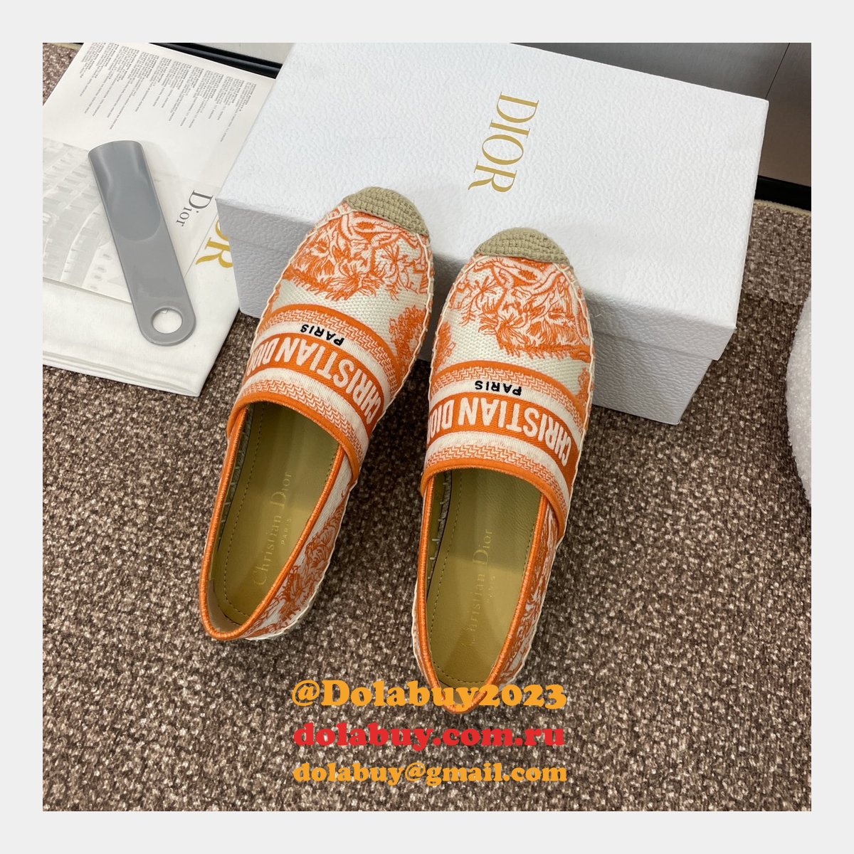 Wholesale Fashion Dior Granville Espadrille